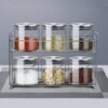 06 Pots Épices en Verre