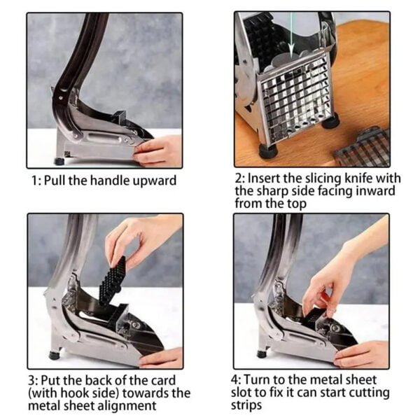 Coupe frit manuel inox