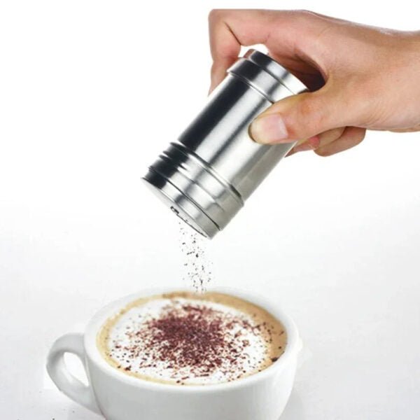 Boîte de saupoudrage inoxydable