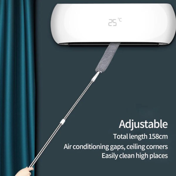 Brosse à poussière en microfibres