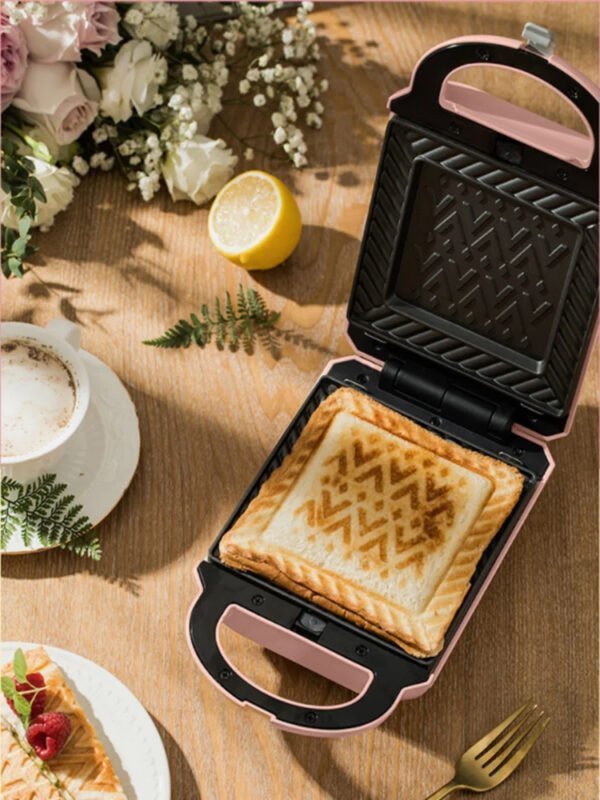 Gaufrier électrique antiadhésif 220V