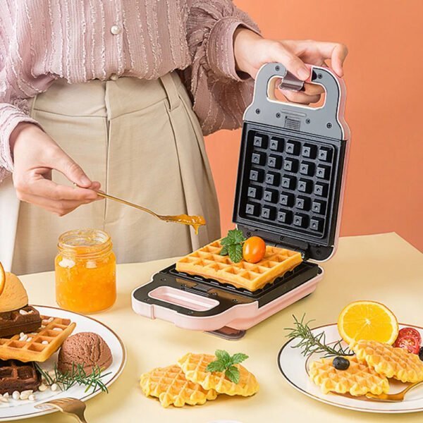 Gaufrier électrique antiadhésif 220V