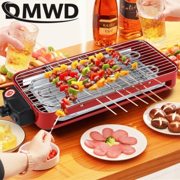 Grill électrique antiadhésive sans fumée