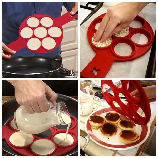 Moule à crêpes en silicone antiadhésive