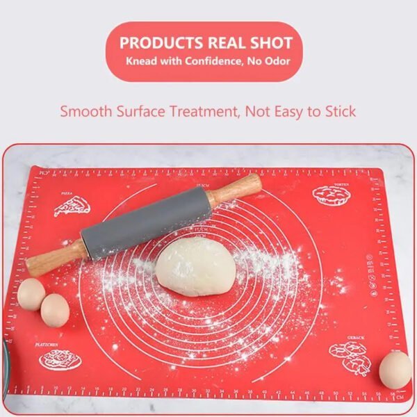 Tapis de pâtissier en Silicone antiadhésif