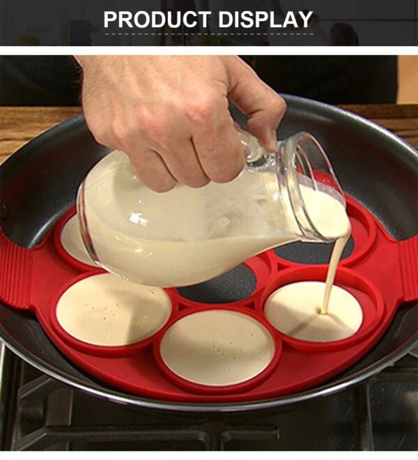 Moule à crêpes en silicone antiadhésive