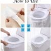 Housse jetable de toilette