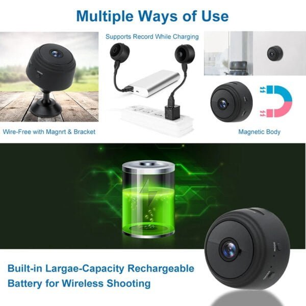 Mini caméra sans fil de surveillance