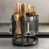 Porte ustensiles Support à couteaux rotatif multifonctionnel