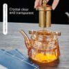 Théière en verre résistant à la chaleur 1L