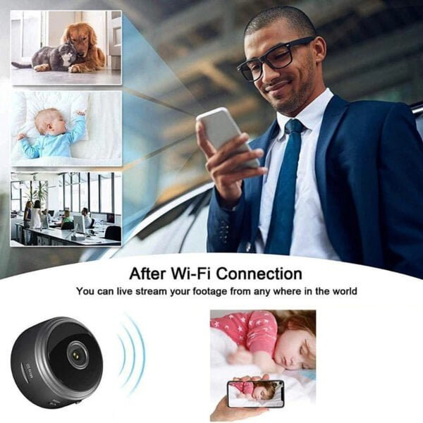 Mini caméra sans fil de surveillance