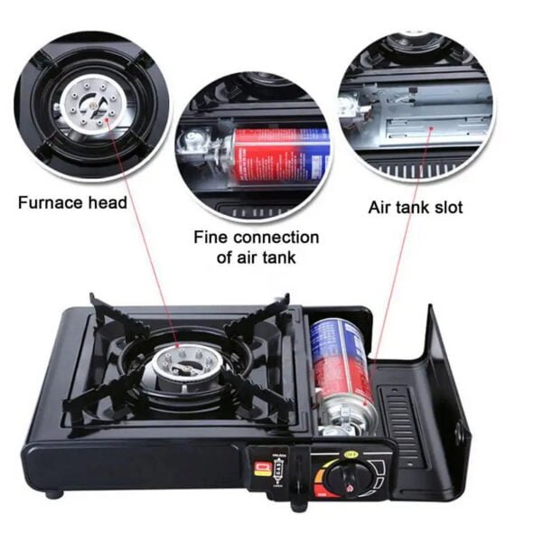 Réchaud de camping portatif a gaz butane