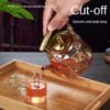 Théière en verre résistant à la chaleur 1L