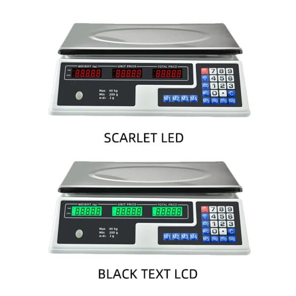 Balance pèse numérique 40kg à affichage LCD
