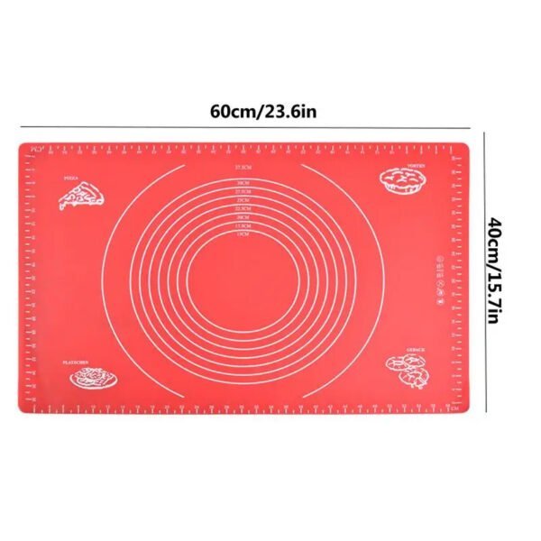 Tapis de pâtissier en Silicone antiadhésif