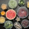 Couvercles alimentaires réutilisables en silicone