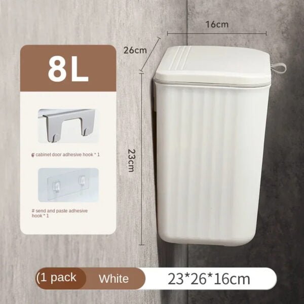 Poubelle Murale 8L
