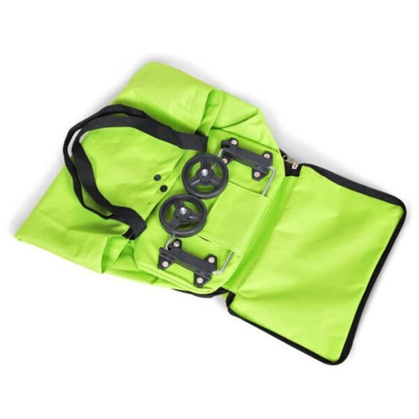 Chariot de Courses Pliable 2 en 1 avec Roues