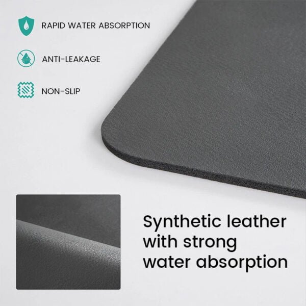 Tapis absorbant de drainage vaisselles