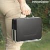 Barbecue portable en forme de valise