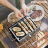 Barbecue portable en forme de valise
