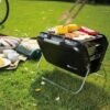 Barbecue portable en forme de valise