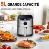 Friteuse sans huile 5L
