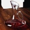 Pichet a jus en verre transparent