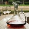 Pichet a jus en verre transparent