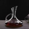 Pichet a jus en verre transparent