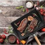 Poêle antiadhésif double faces