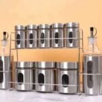 Pots à épices en verre 10 pièces