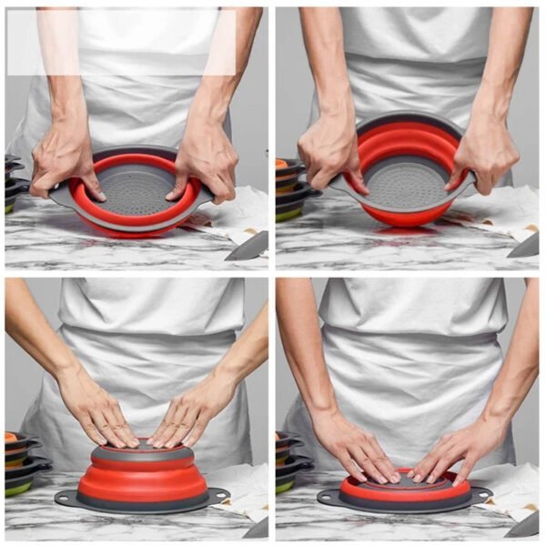 Égouttoir en Silicone pour fruits et légumes