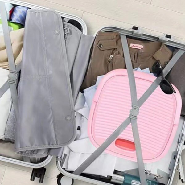 Mini machine à laver pliable avec sèche linge