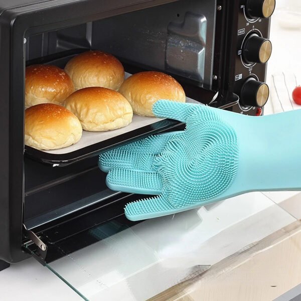 Gants à Brosse en silicone